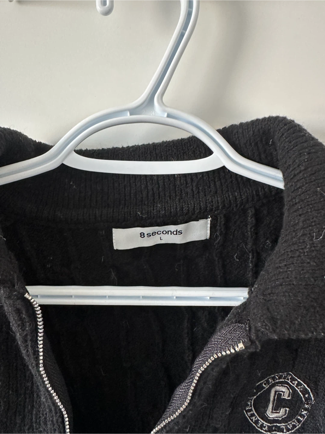 8 Seconds Black & Grey Zip-Up Sweater - photo 2
