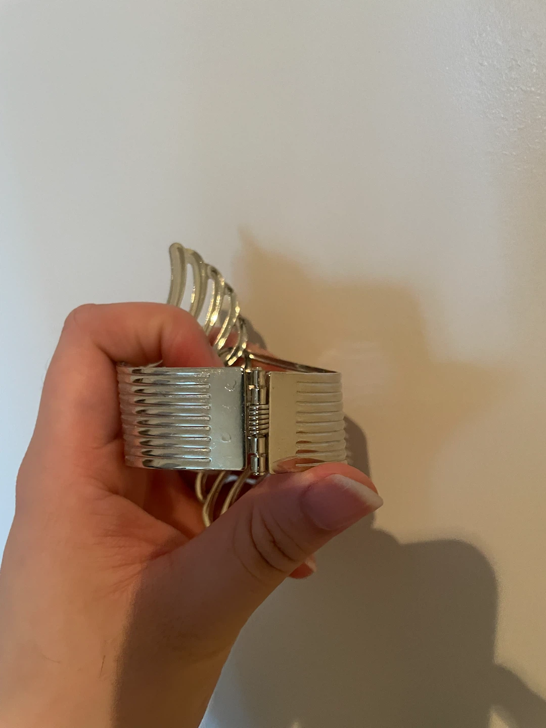 Silver Wing Cuff Bracelet - photo 3