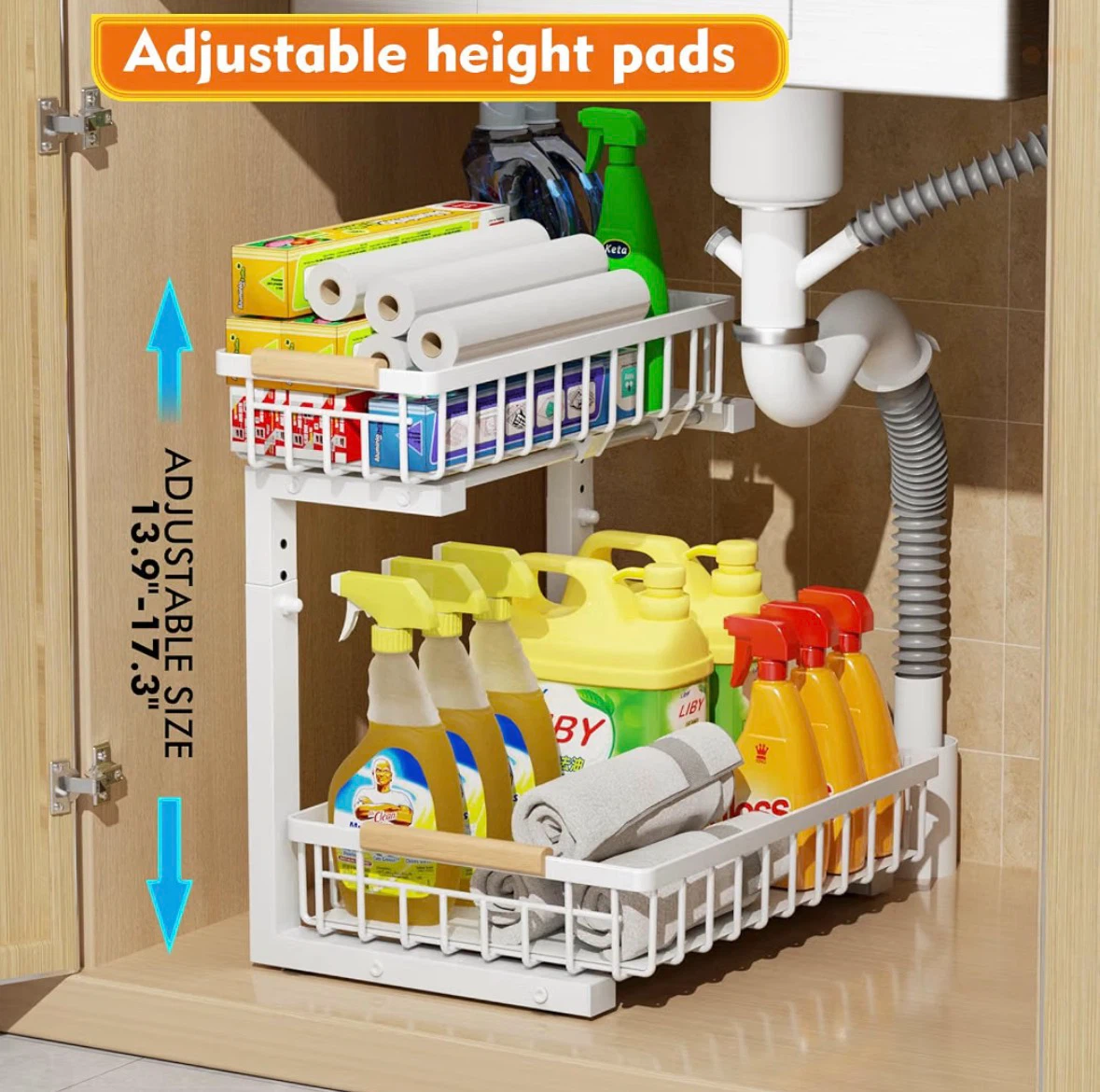 2-Tier Under Sink Organizer - photo 2
