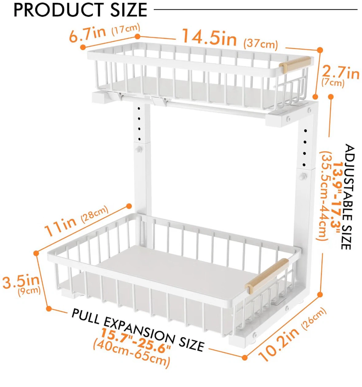 2-Tier Under Sink Organizer - photo 3