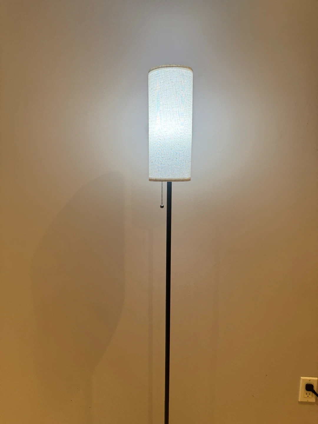 Tall Floor Lamp with Linen Shade - photo 5