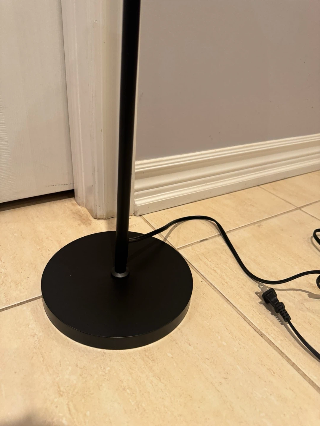 Tall Floor Lamp with Linen Shade - photo 2
