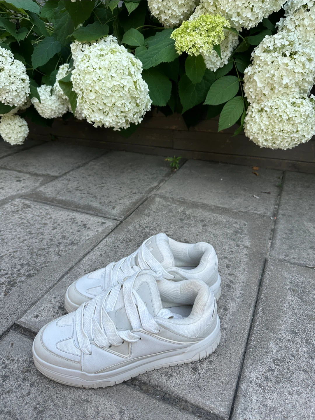 Bershka White Chunky Sneakers - photo 3