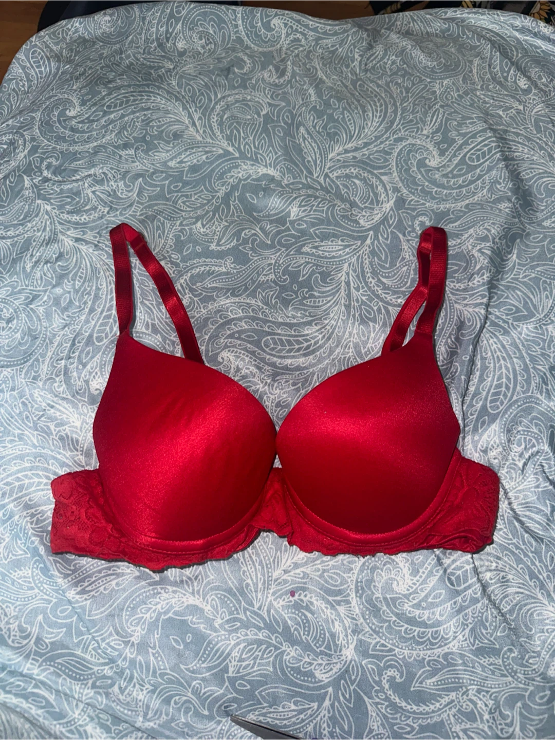 Red Push-Up Bra