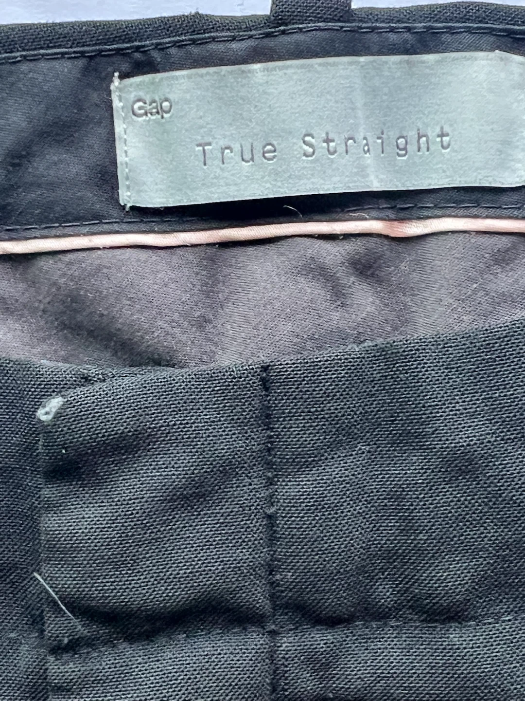 Gap True Straight Stretch Pants Black OR - photo 3