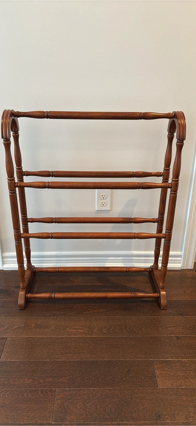 Bombay Company Wooden Quilt Rack