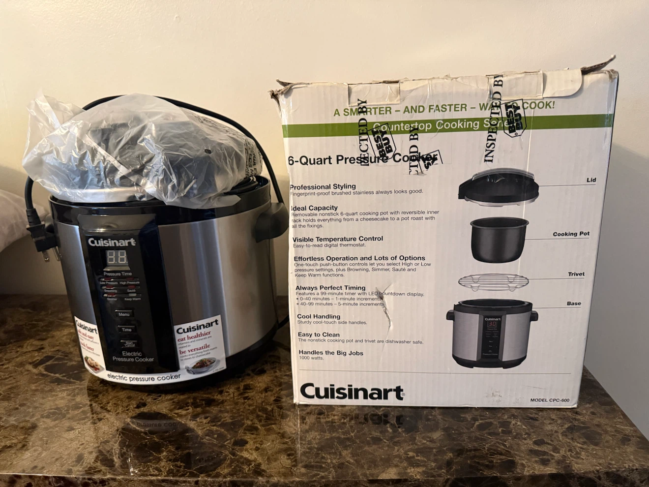 Cuisinart 6-Quart Electric Pressure Cooker CPC-600 - photo 3