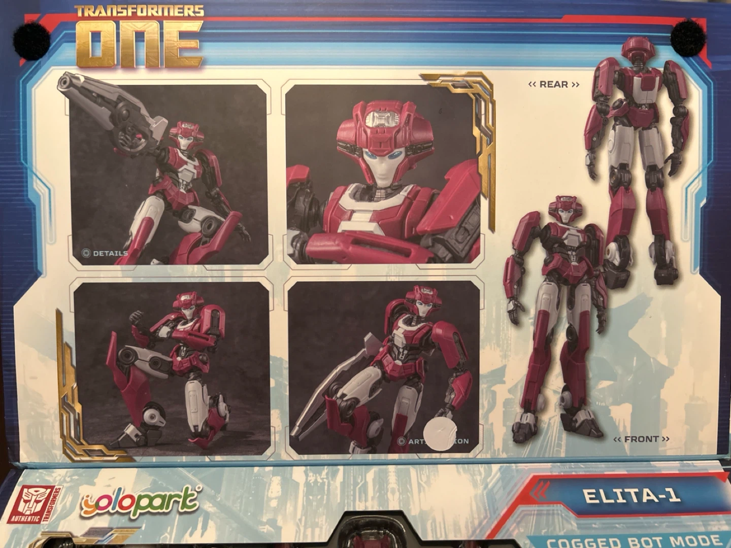 Transformers One Elita-1 Cogged Bot Mode Model Kit - photo 4