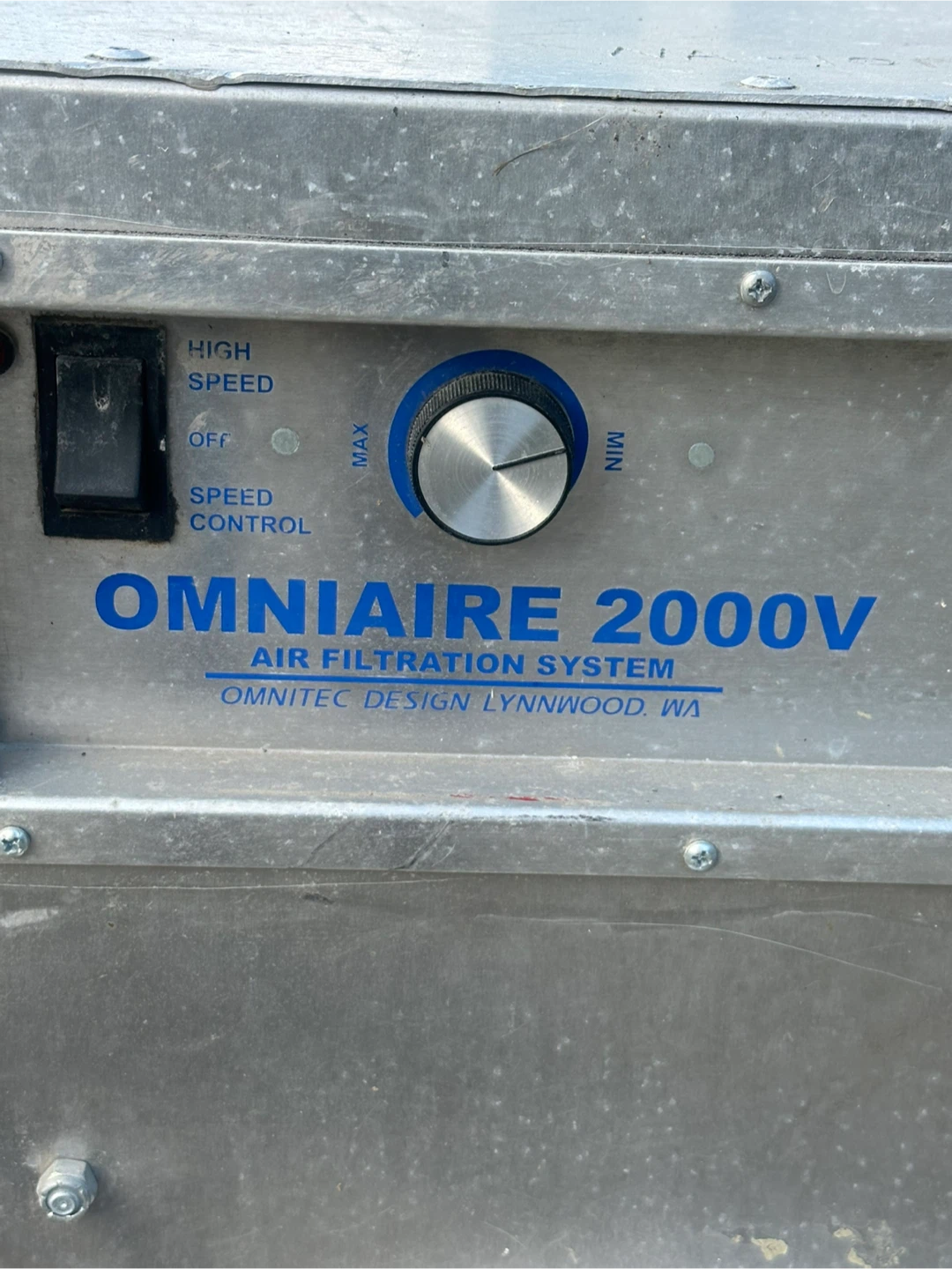 OmniAire 2000V Air Filtration System