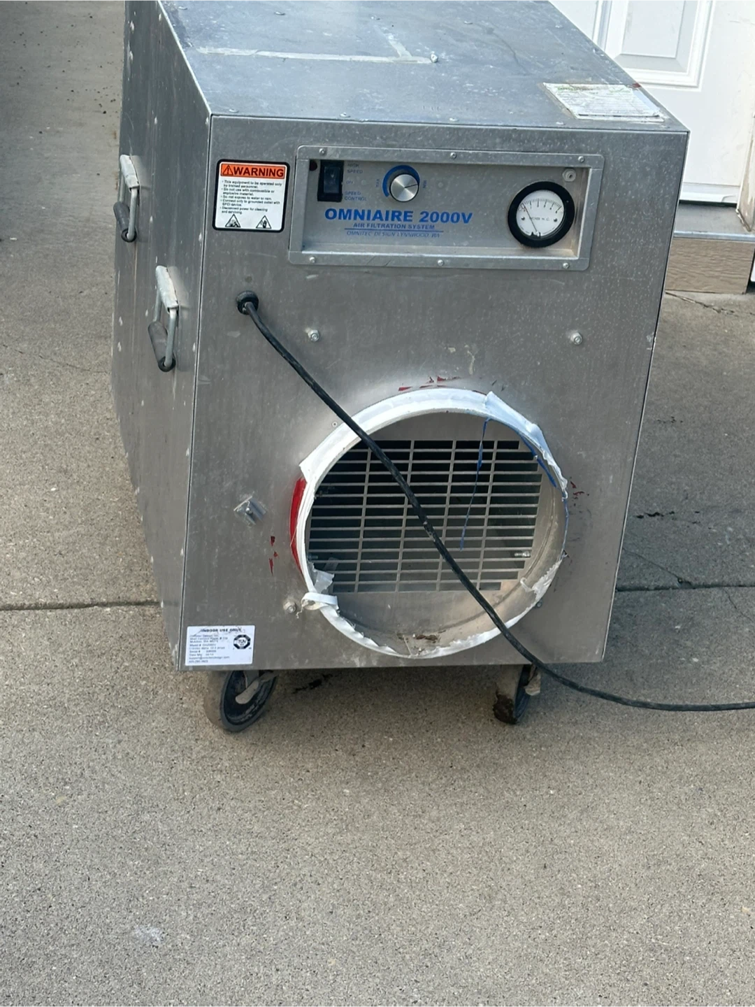 OmniAire 2000V Air Filtration System - photo 2