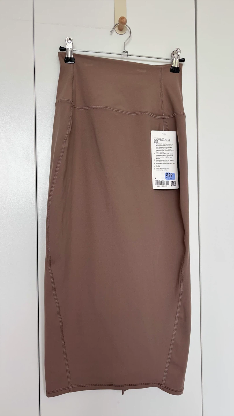 Lululemon Align High-Rise Midi Skirt Brown Size 4