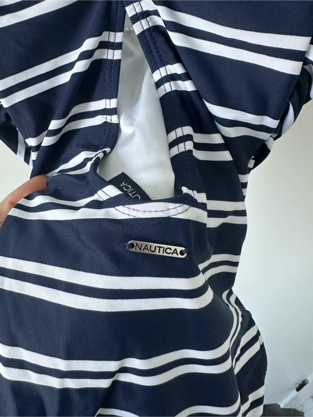 Nautica Striped One-Piece Swimsuit - photo 3