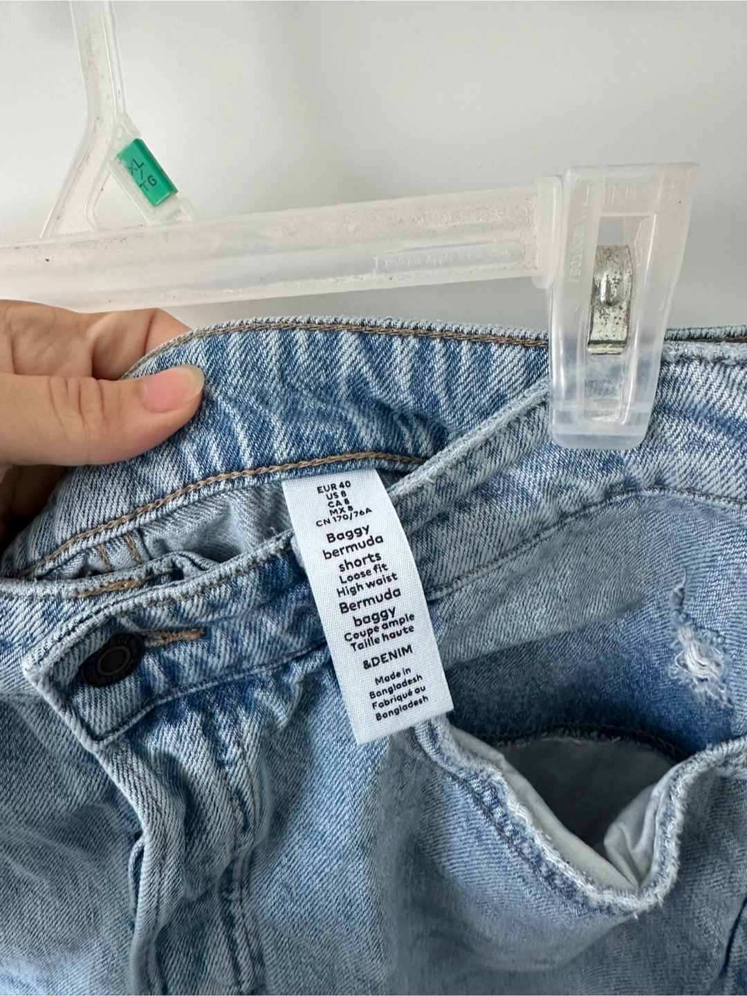 H&M Baggy Bermuda Denim Shorts - photo 3