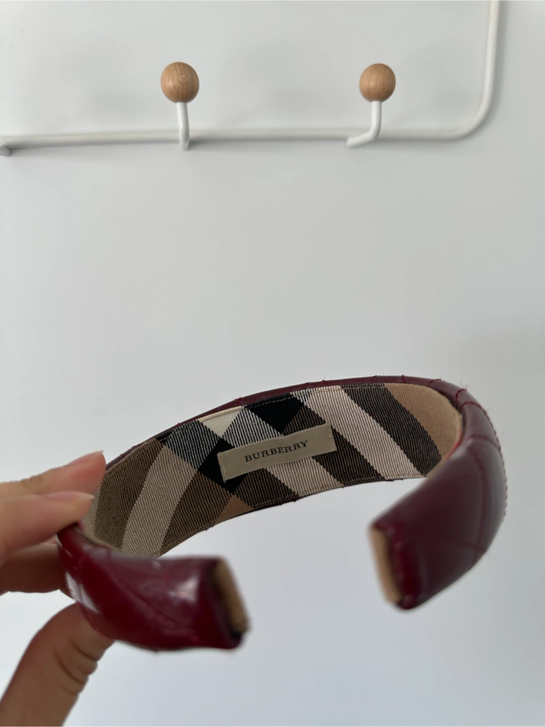 Burberry Quilted Padded Headband