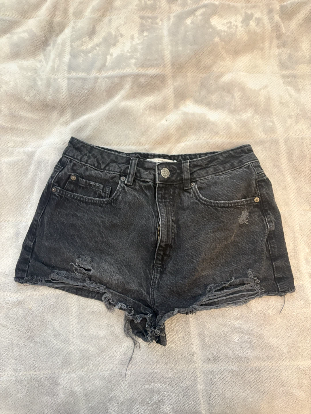 Garage Denim Black Festival Shorts