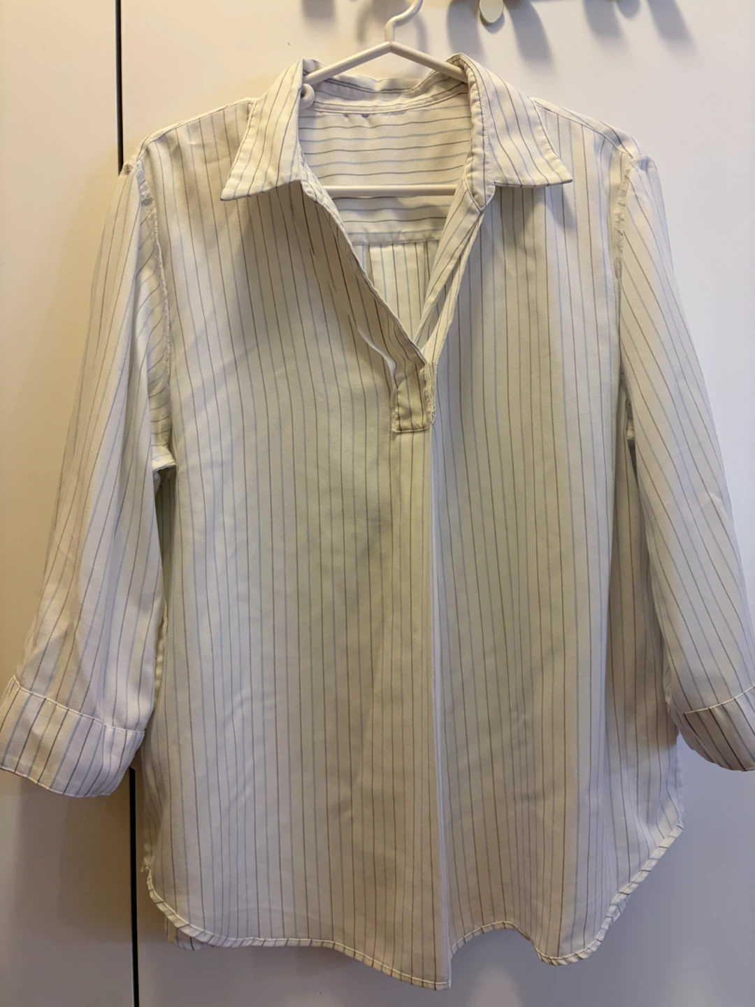 Pinstripe Sheath Dress woman clothings - photo 5