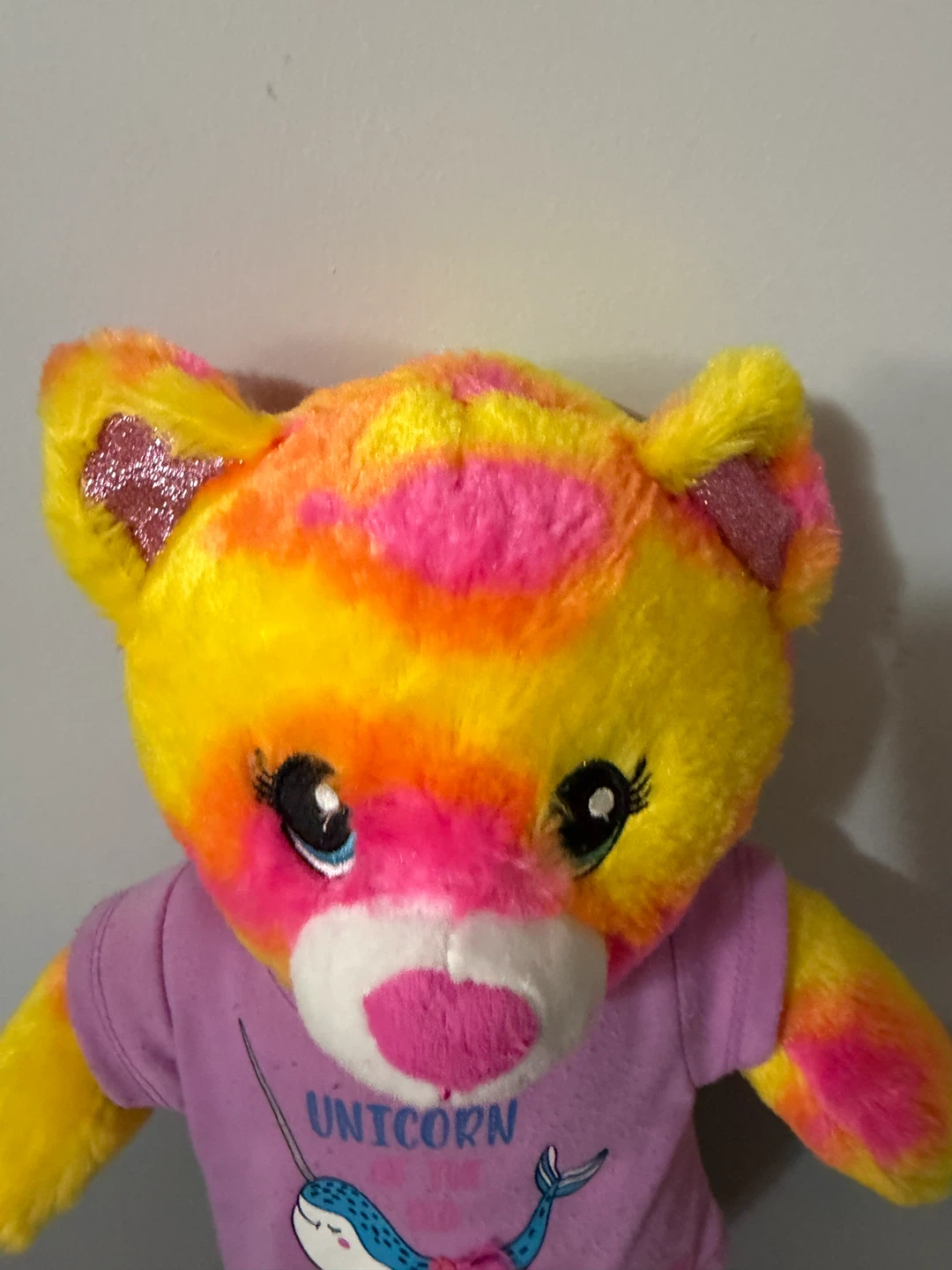 Build-A-Bear Enchanted Mer-Cat Plush Bear Narwhal Shirt 2021 - photo 5