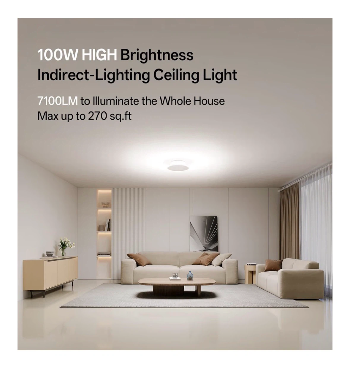 New! Homelist YX2 100W Ceiling Light - photo 4