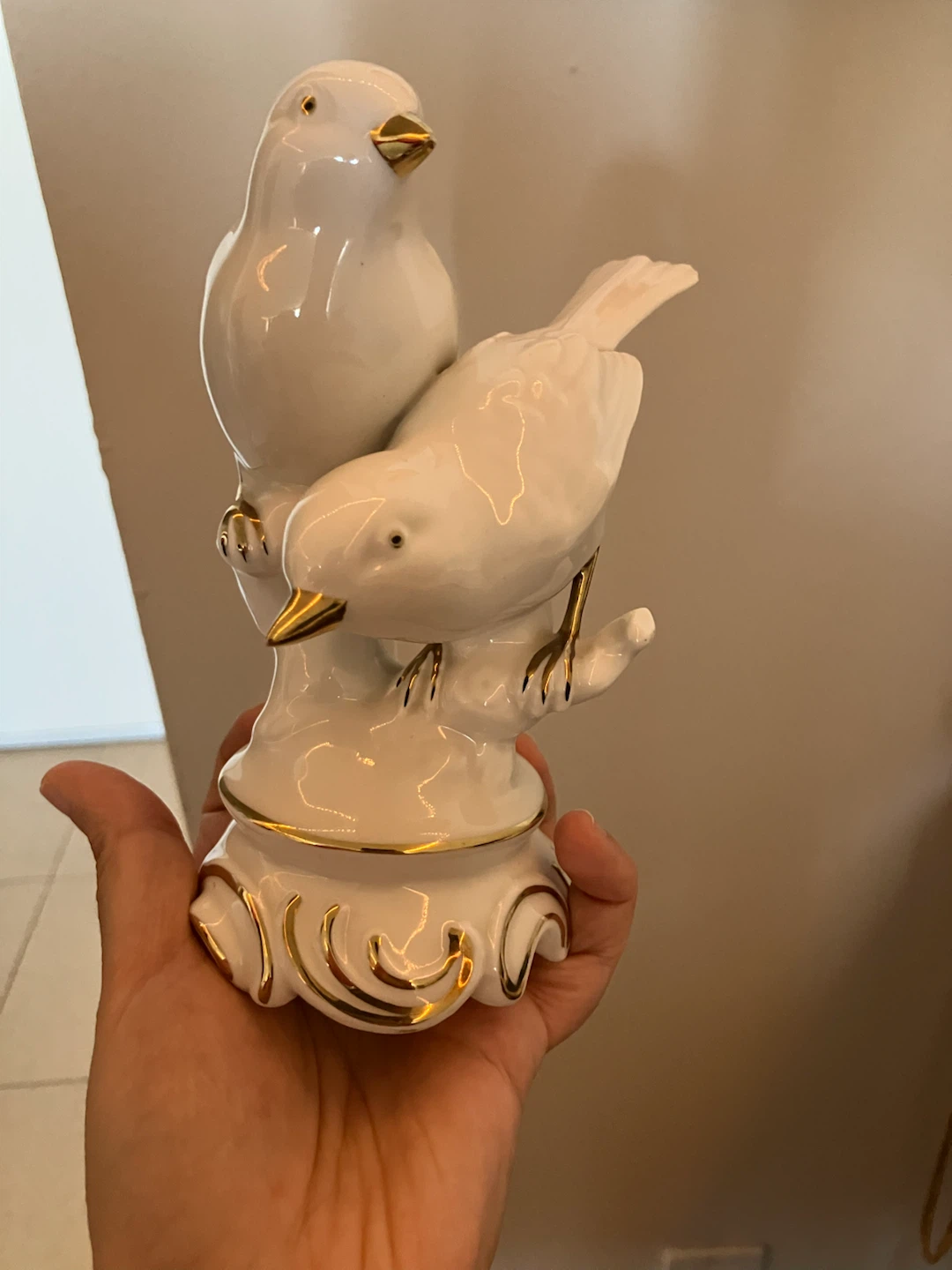 Authentic Gerold & Co. Bavaria Porcelain Birds Figurine