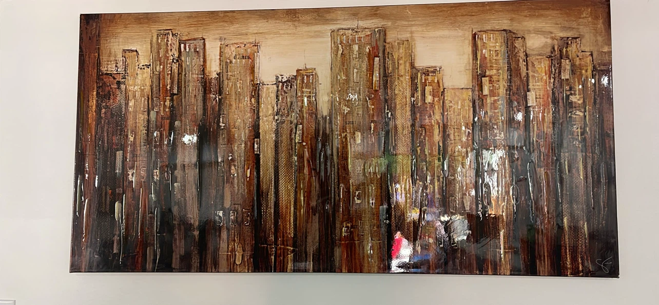 Cityscape Wall Art Painting - photo 2