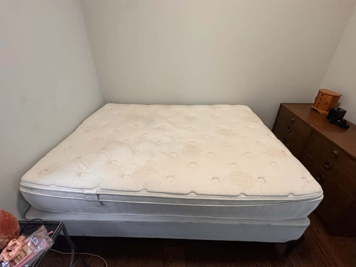 Queen Box Spring + Frame + Mattress - photo 2