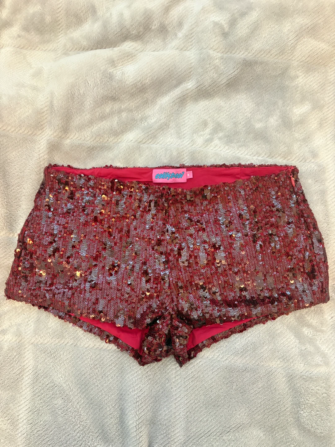 Edikted Sequin Shorts