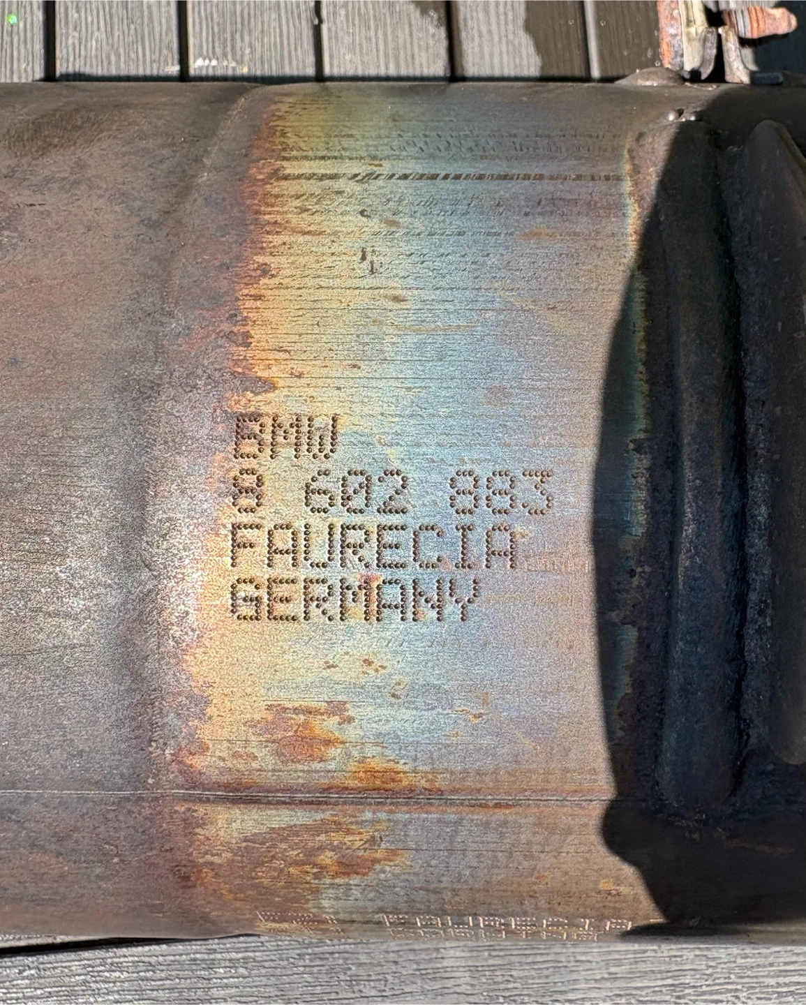 BMW OEM Catalytic Converter Downpipe 8602883 / 18328602882 - photo 2