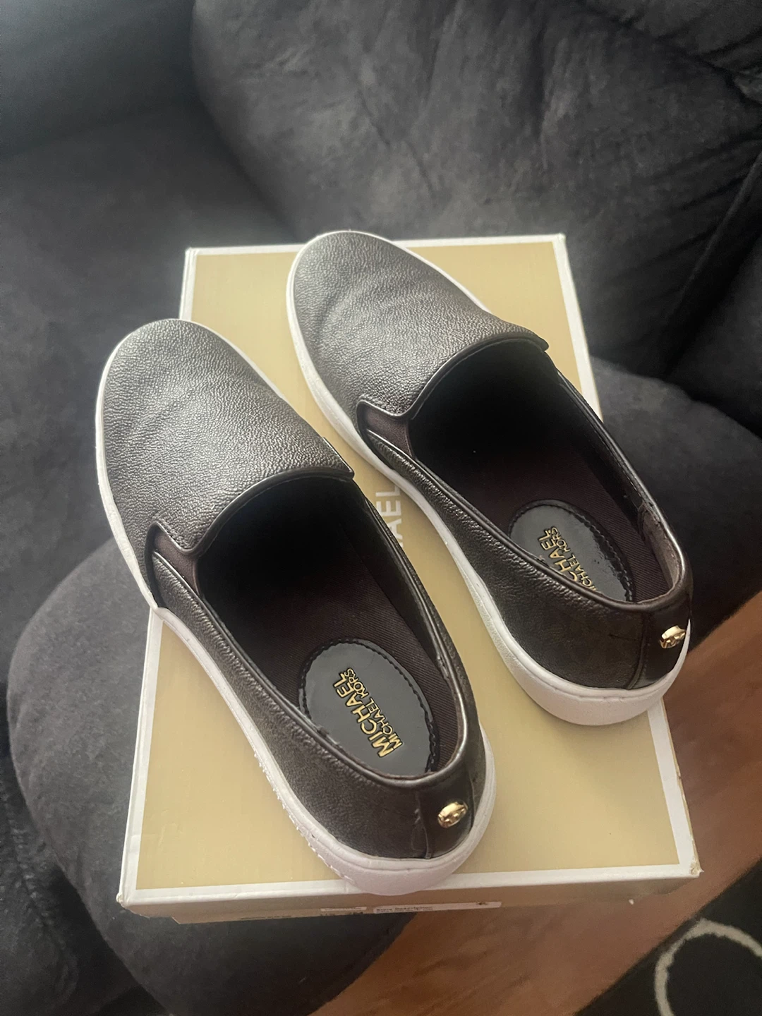 Michael Kors Keaton Slip On Sneakers Brown US 7 - photo 2