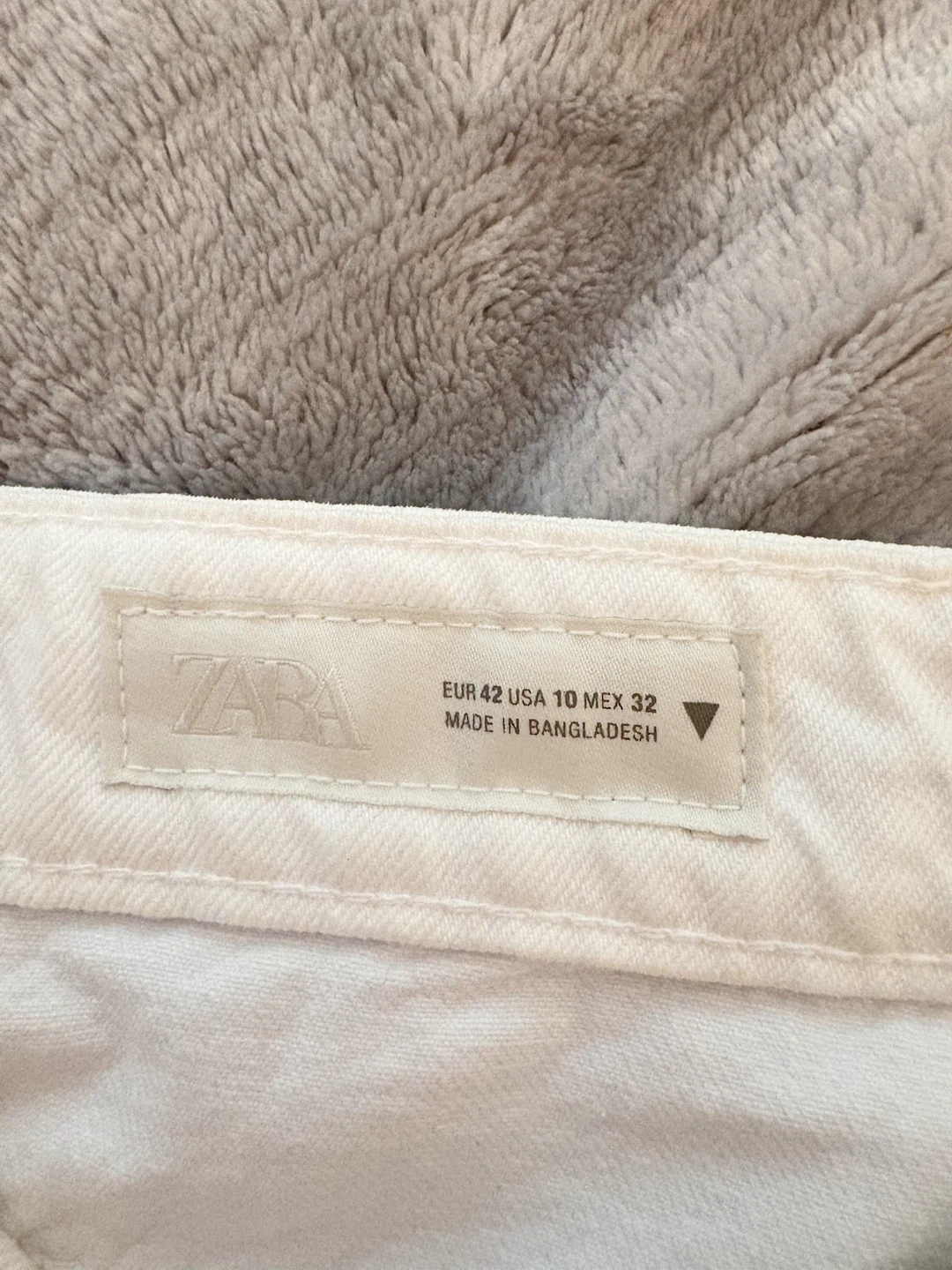 Zara White Denim Shorts - photo 2