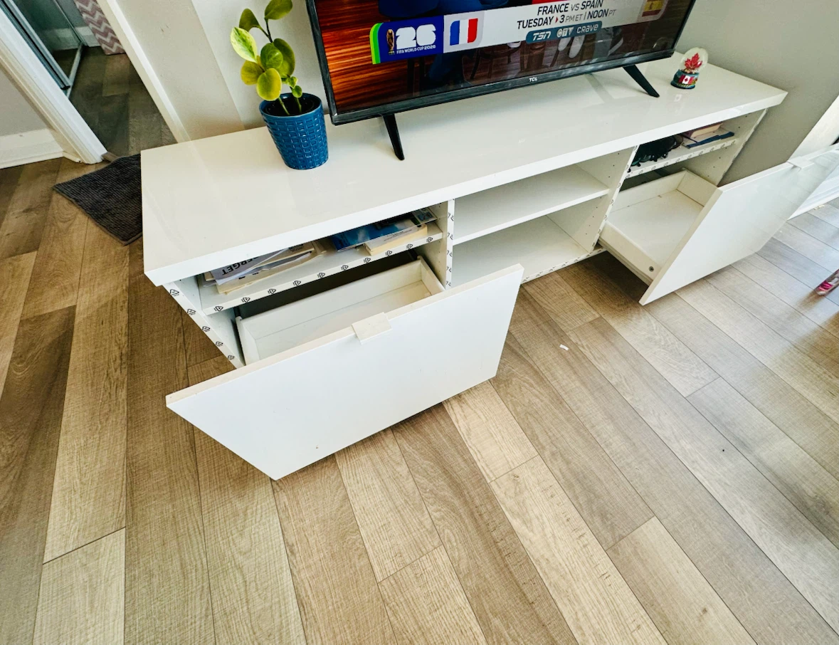 TV Stand ( IKEA Byas :White) - photo 3