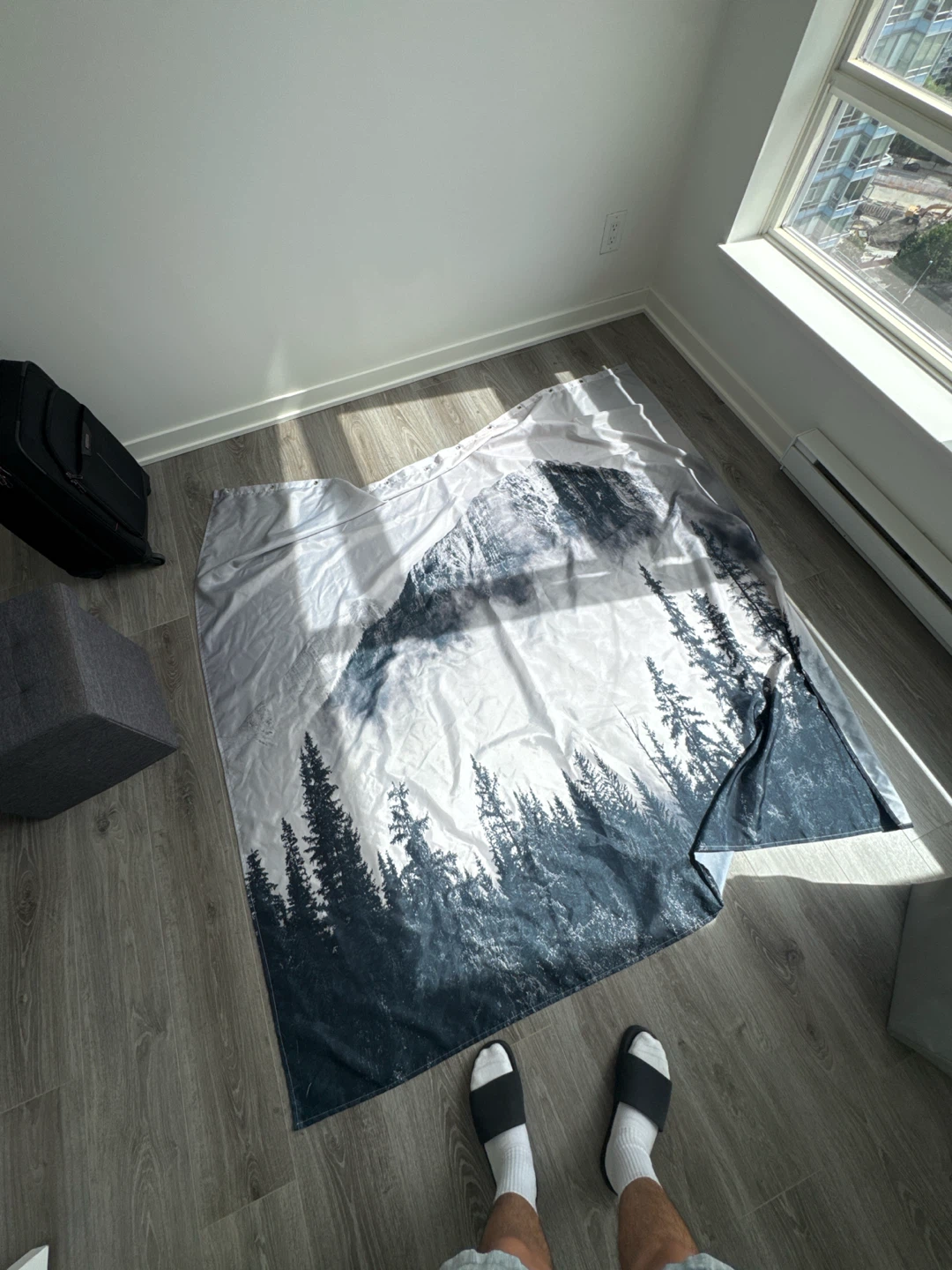 Mountain Forest shower curtain