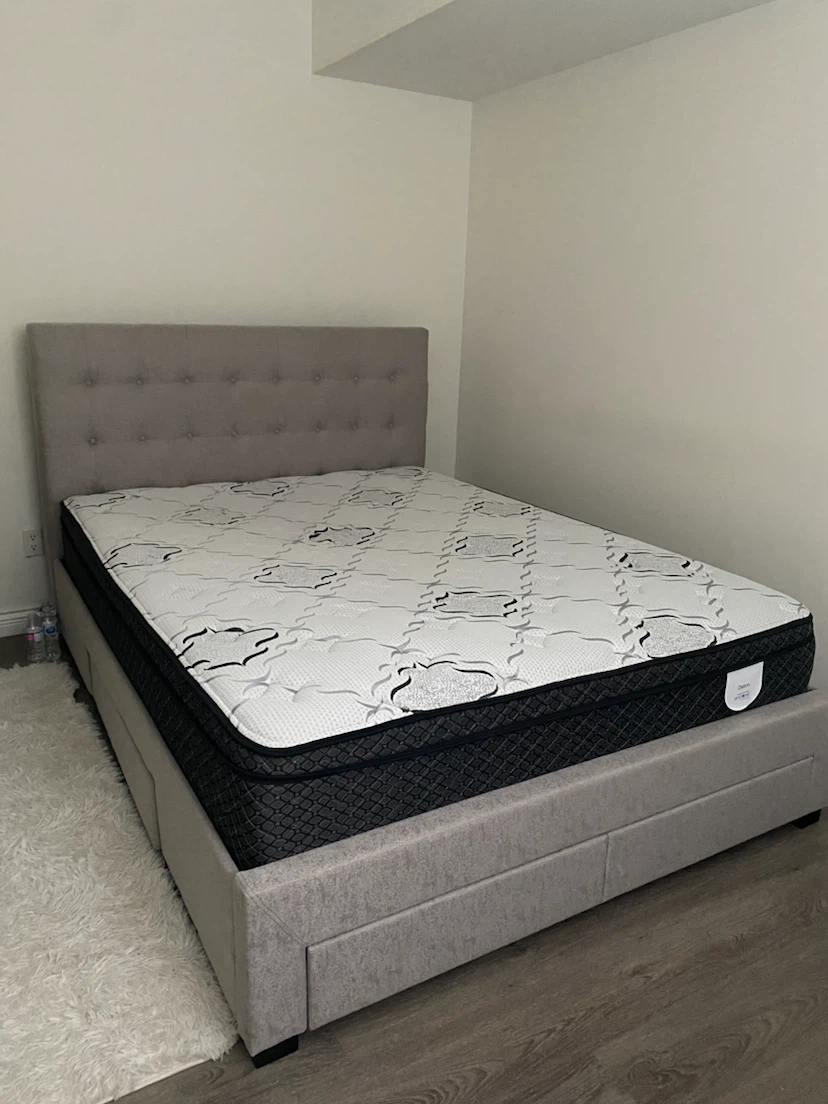 Queen Storage Bed Frame with Dalton XFirm Mattress - photo 2