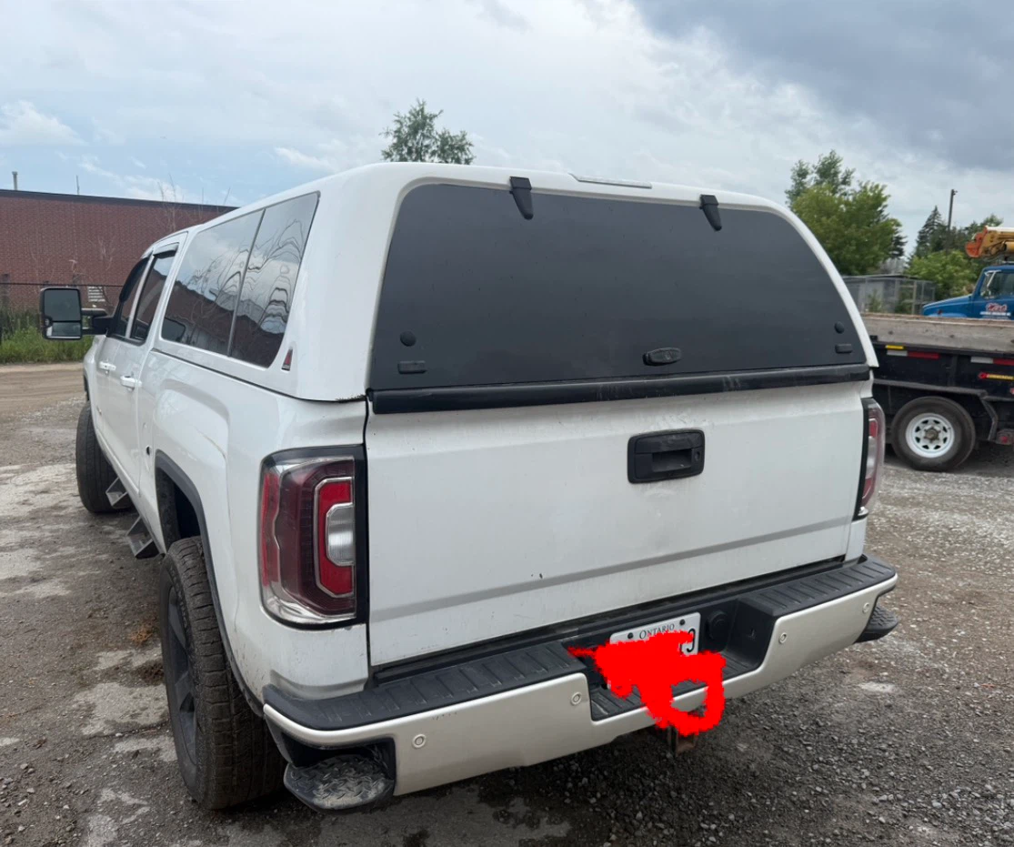 White Truck Cap GMC sierra 2007-18 for 6,5 feet - photo 2
