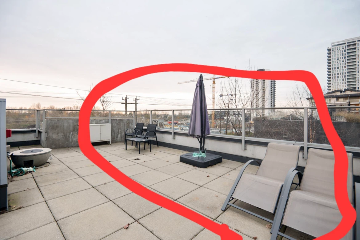 Free Patio Umbrella + Base