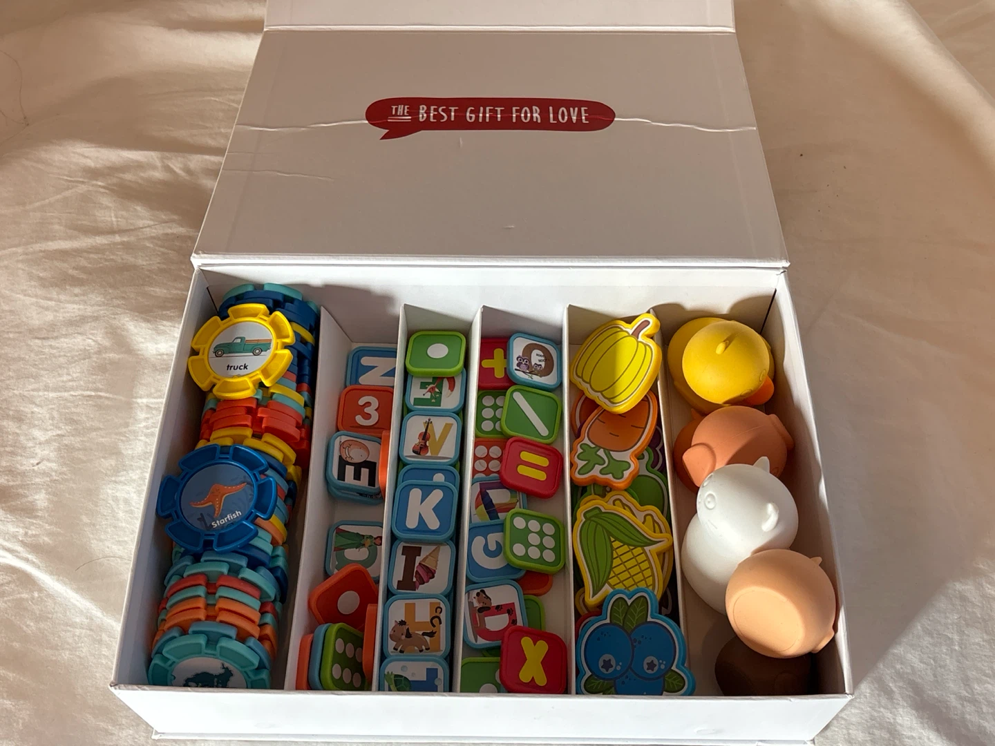 Educational Toy Set with Letters, Numbers, and Shapes