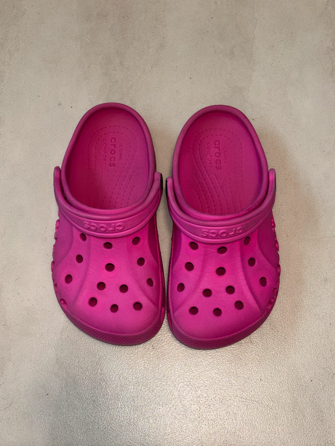 Pink Crocs Comfort Clogs, Kids Size 1