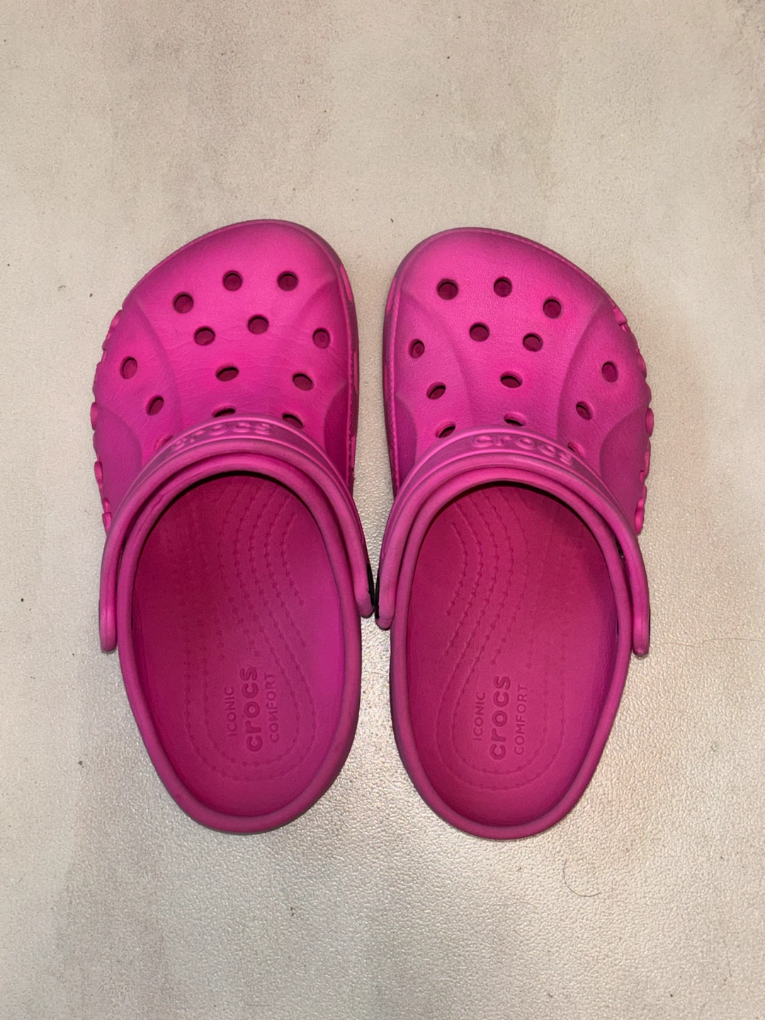 Pink Crocs Comfort Clogs, Kids Size 1 - photo 2