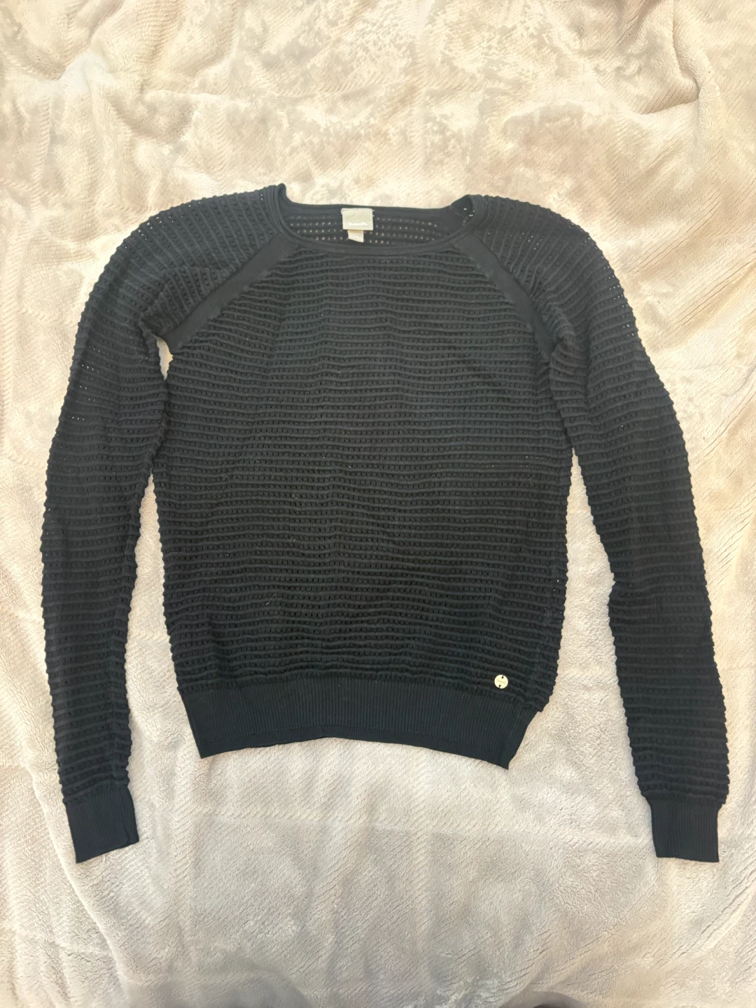 Bench Black Knit Sweater