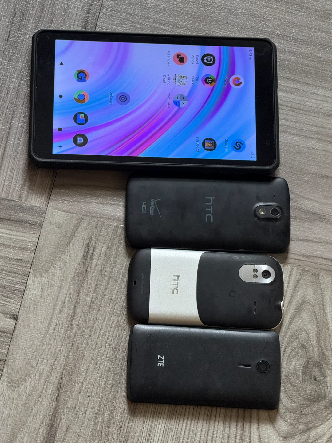 Lot of 3 HTC Phones and 1 Tablet