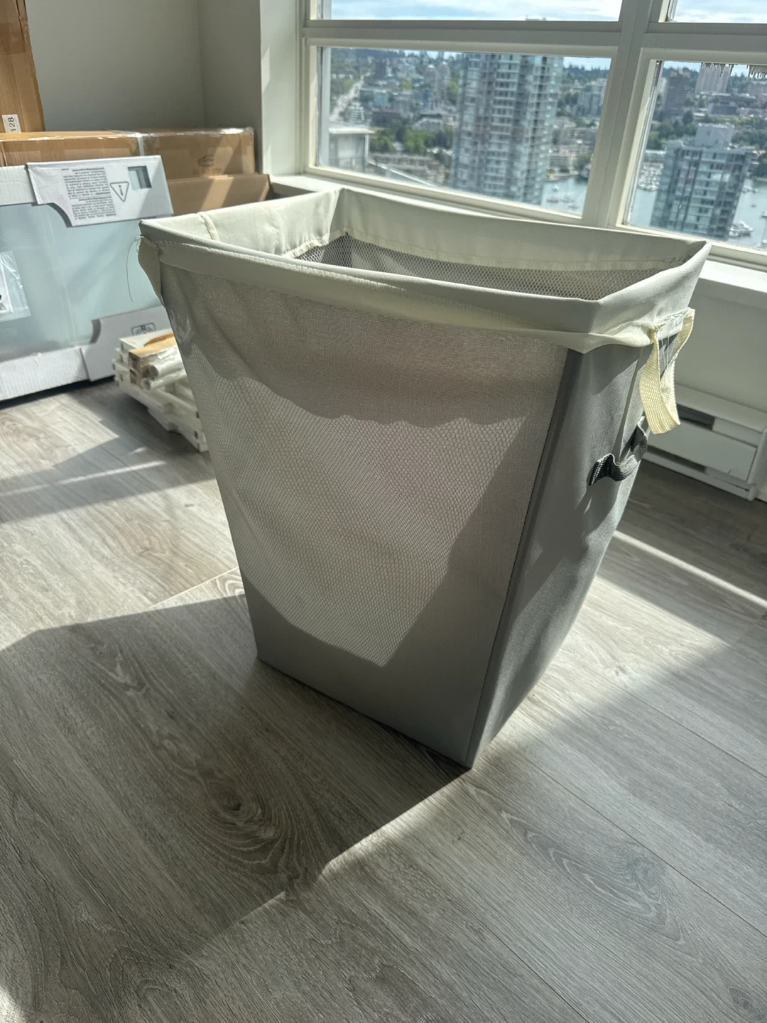 Grey Laundry Hamper