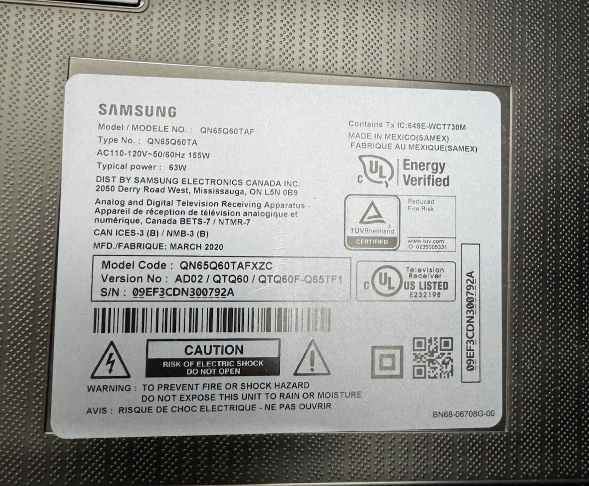 Samsung QN65Q80TA 65" QLED 4K Smart TV - photo 2