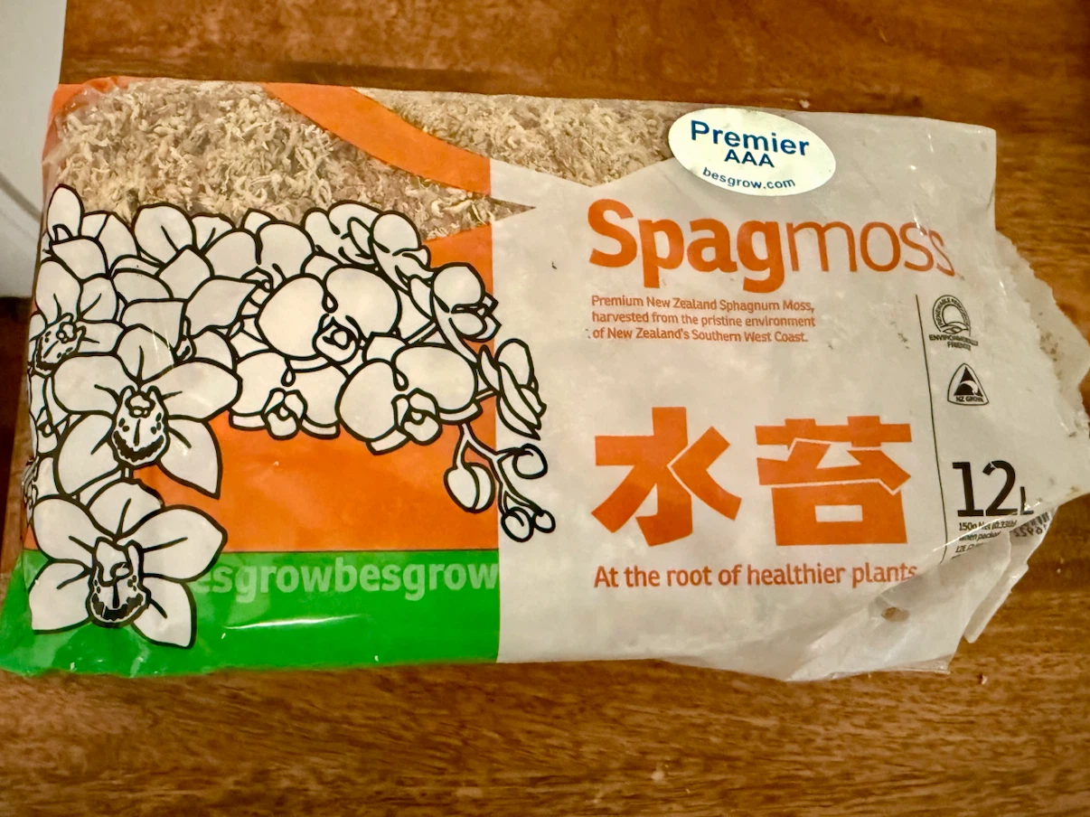 Spagmoss for Orchids