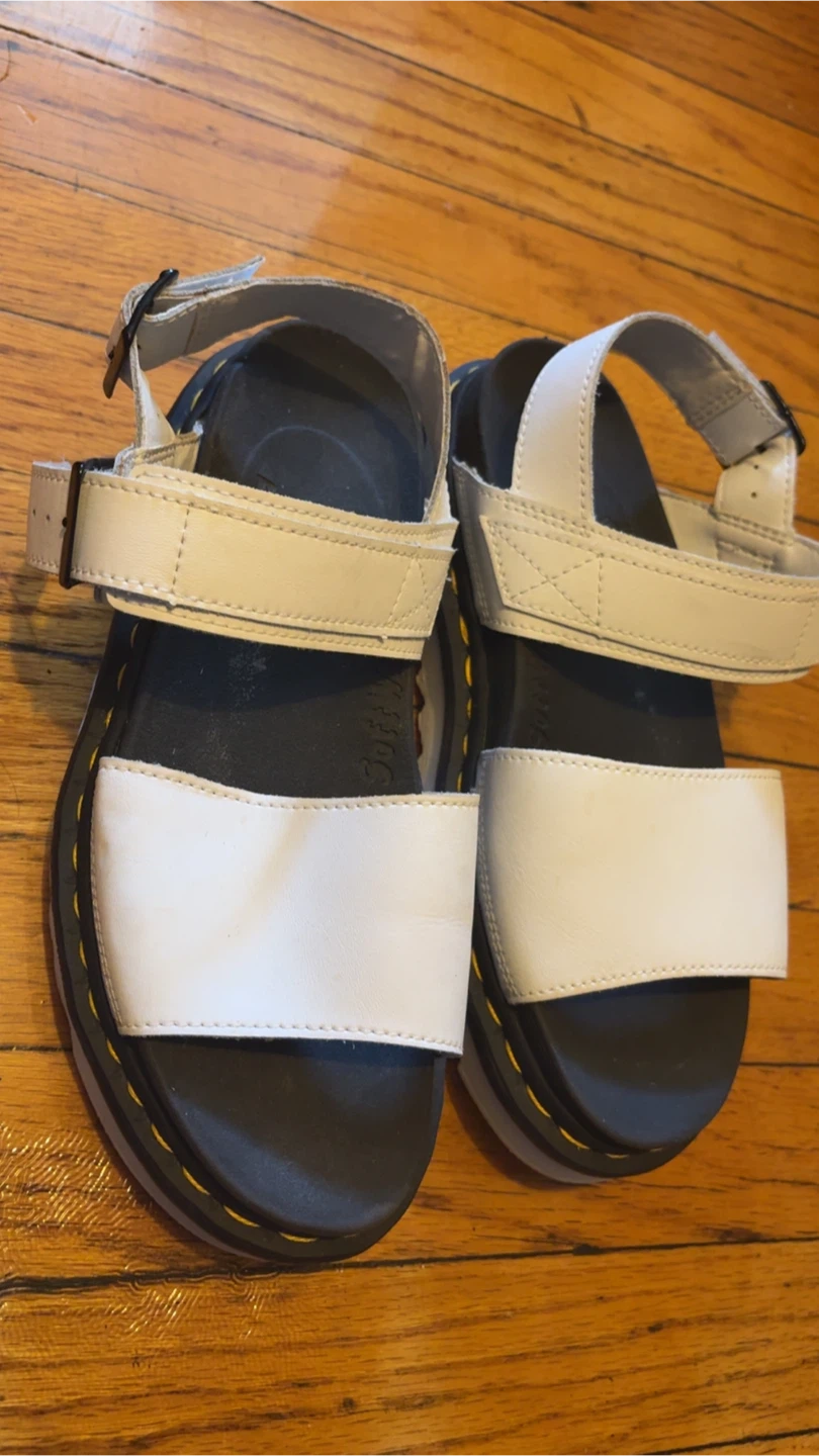 Dr. Martens White Platform Sandals - photo 2