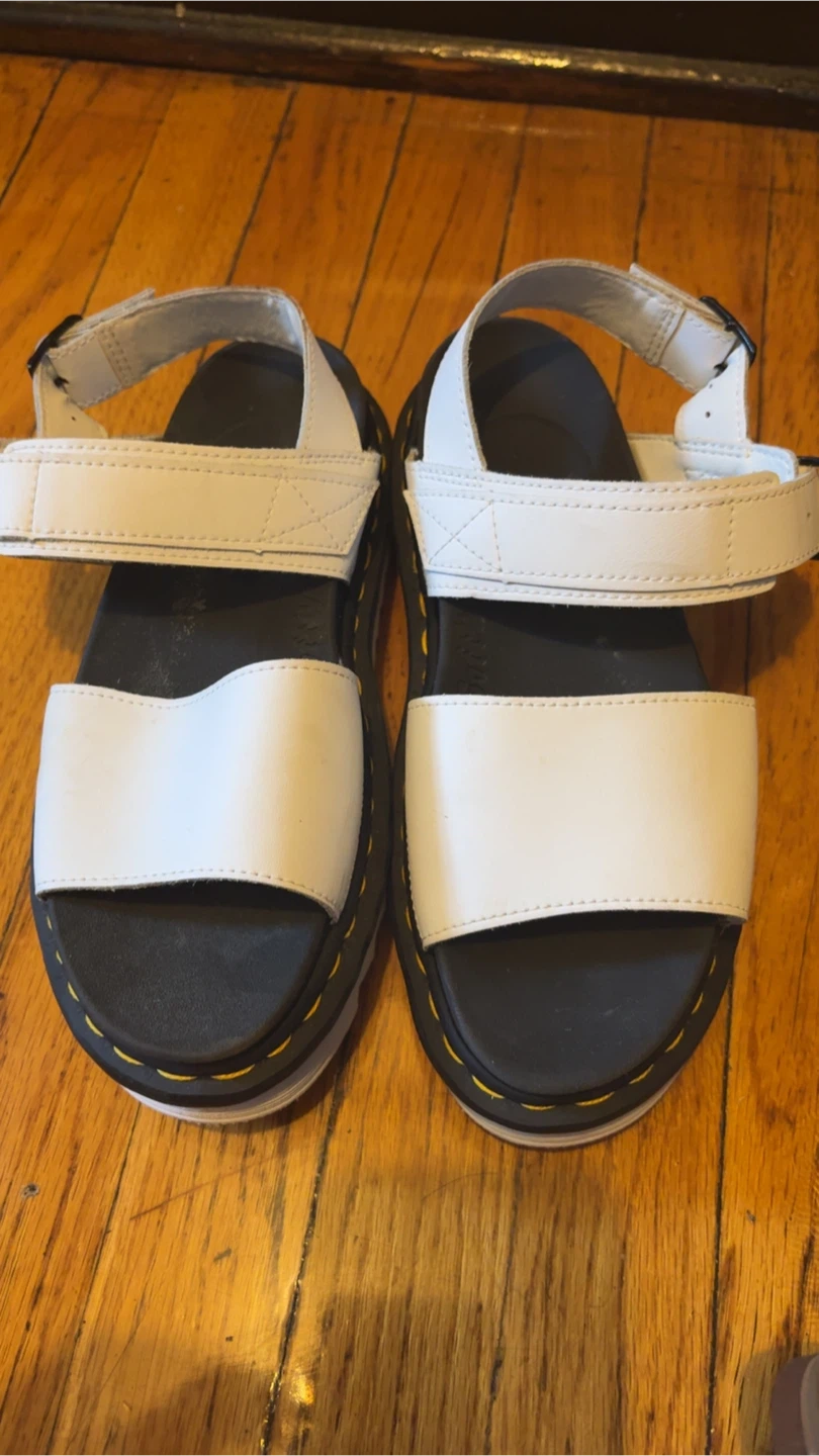 Dr. Martens White Platform Sandals - photo 4