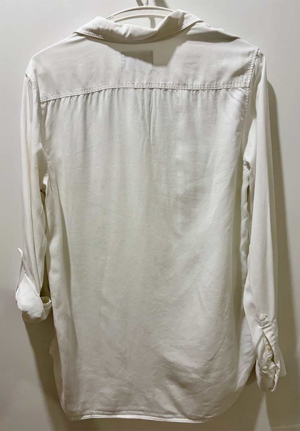 Babaton White Utility Poplin Shirt - Size S - photo 4