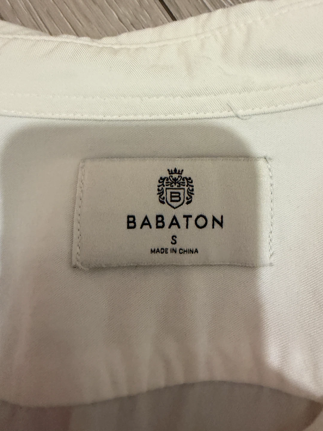 Babaton White Utility Poplin Shirt - Size S - photo 5