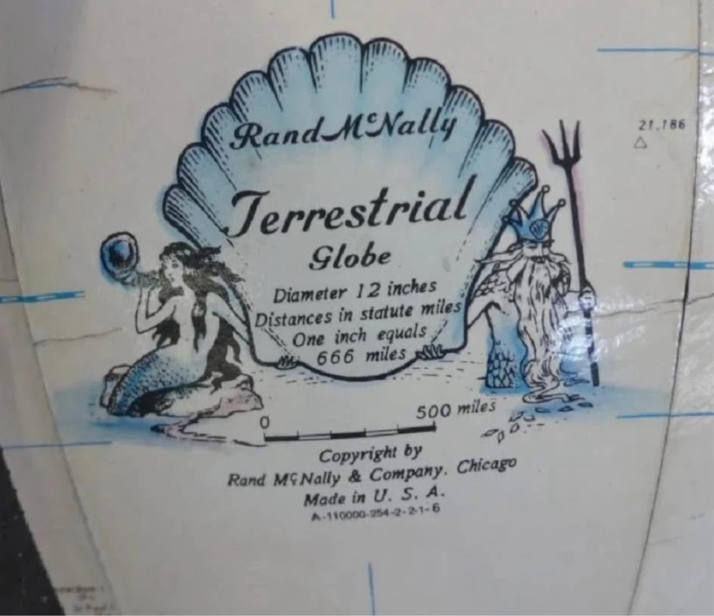 Rand McNally Terrestrial Globe 12 inch Diameter - photo 2