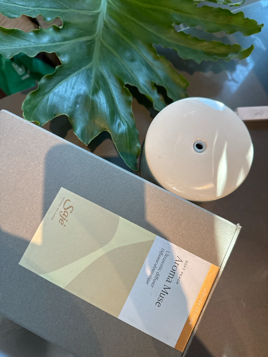 Saje Aroma Muse Ultrasonic Diffuser - Soft Peach