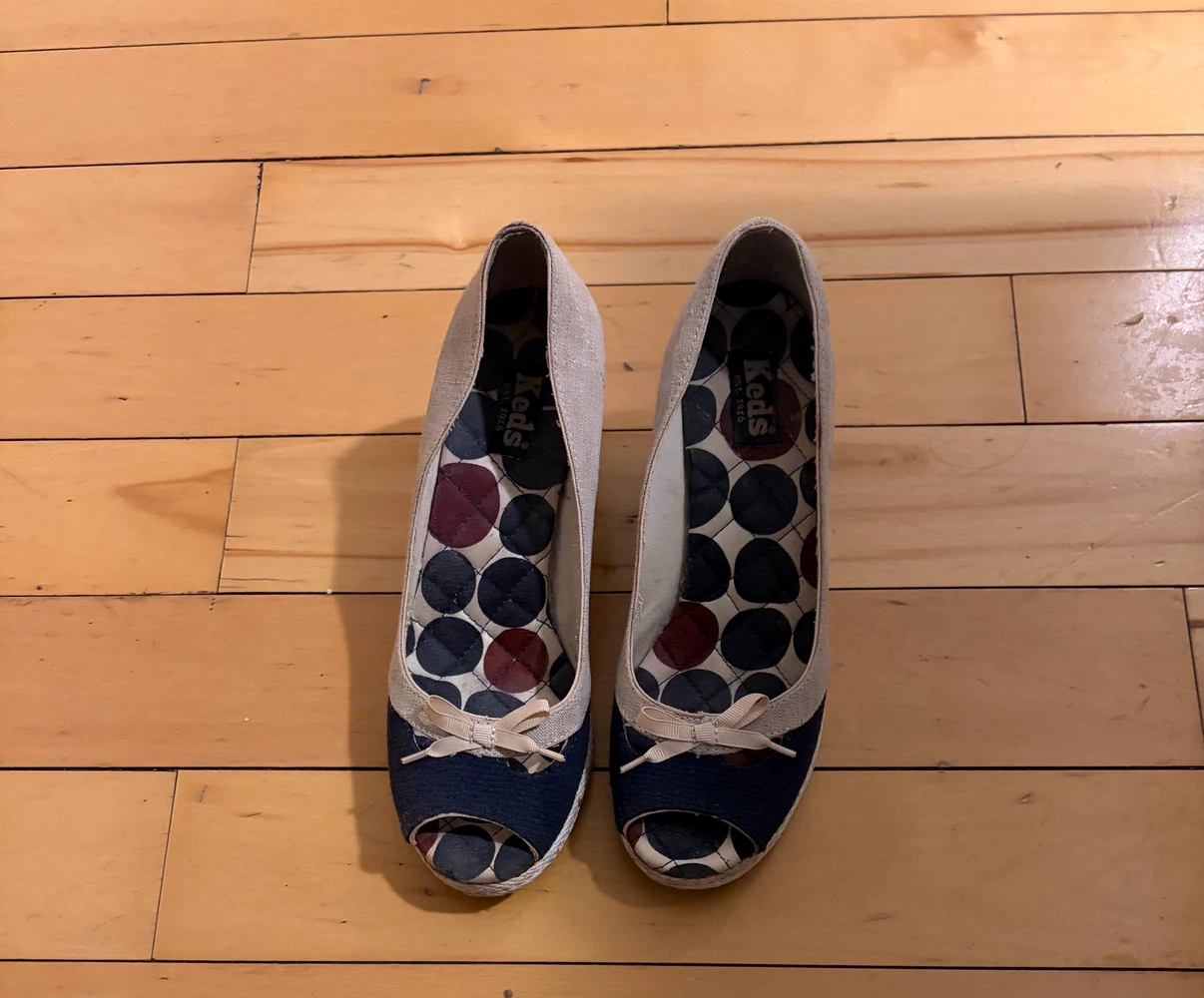 Keds Wedge Heels - Peep Toe