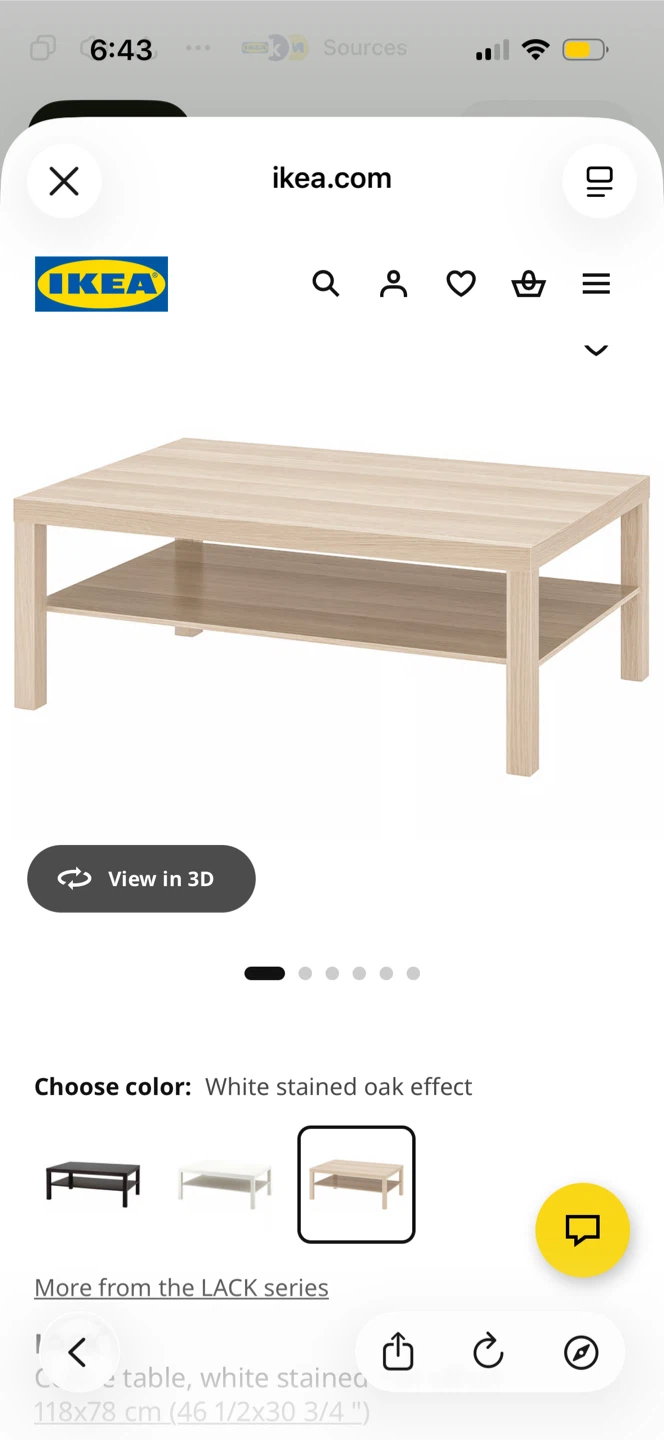 Coffee table, white oak - photo 3